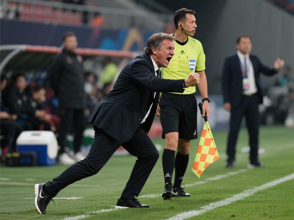 “亚洲杯激战：中国队迎战伊朗”